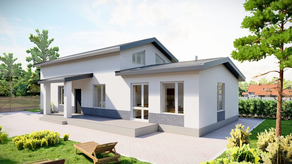 Дом 120м² с баней